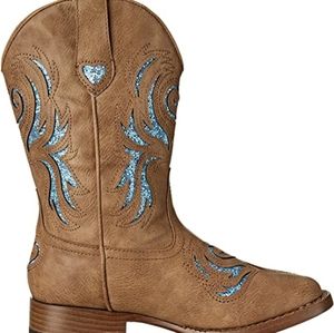 Roper Girls' Glitter Breeze Western Boot